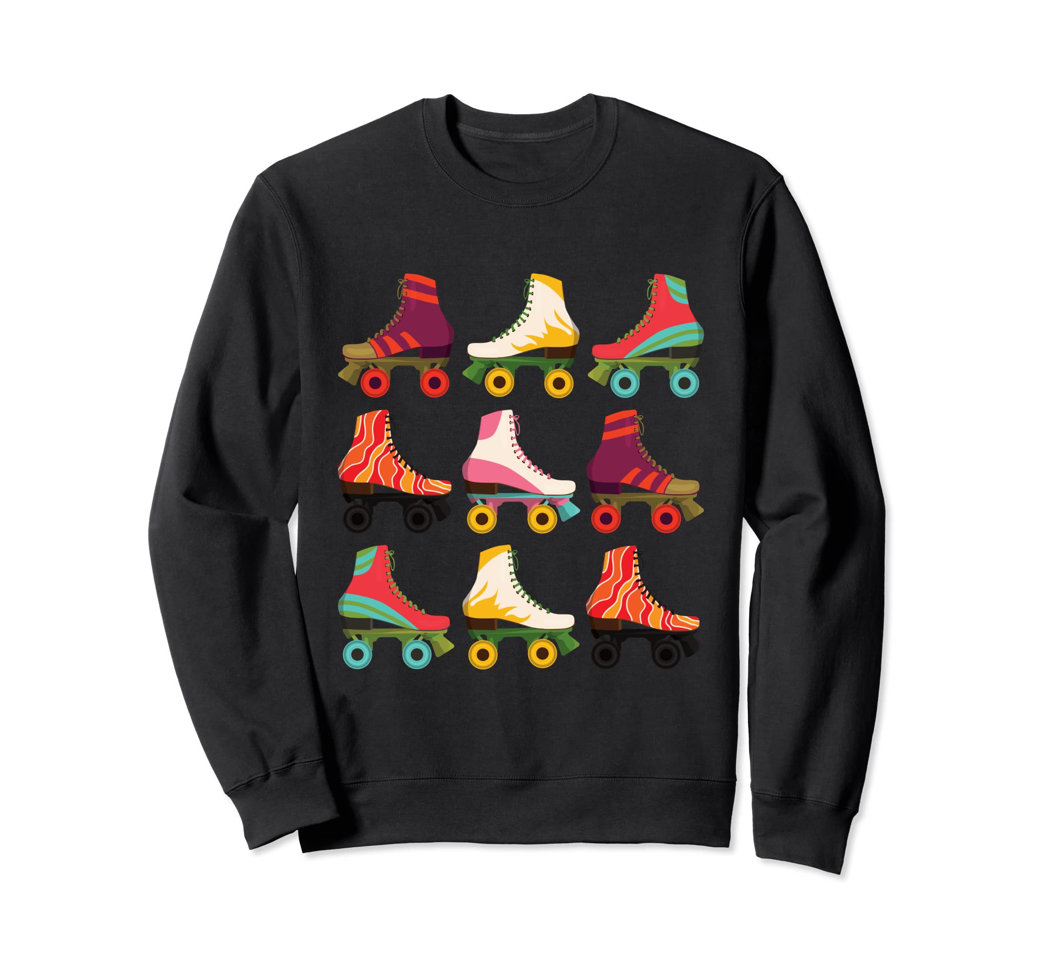Rollerskates 80S Derby Roller Sweatshirt - Unique Graphic for Adults - T-Shirt, Sweatshirt, Hoodie