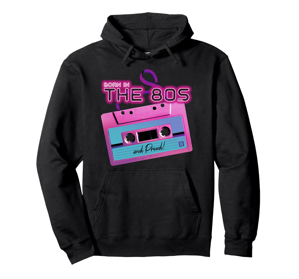 I Love 80S Pop Culture Cassette Tape Hoodie - Streetwear Style Unisex - T-Shirt, Sweatshirt, Hoodie