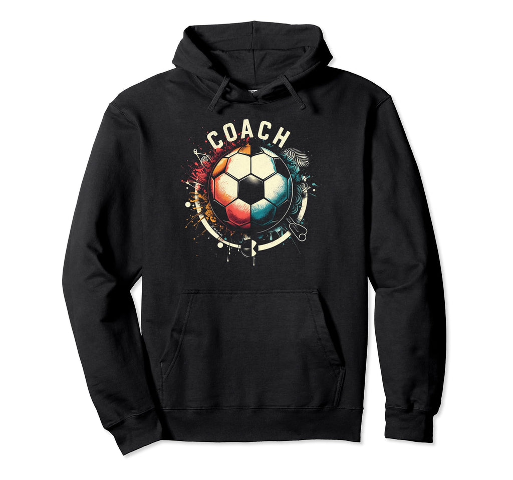 Soccer Coach Training Coaching Football Hoodie - Aesthetic Graphic Unisex - T-Shirt, Sweatshirt, Hoodie
