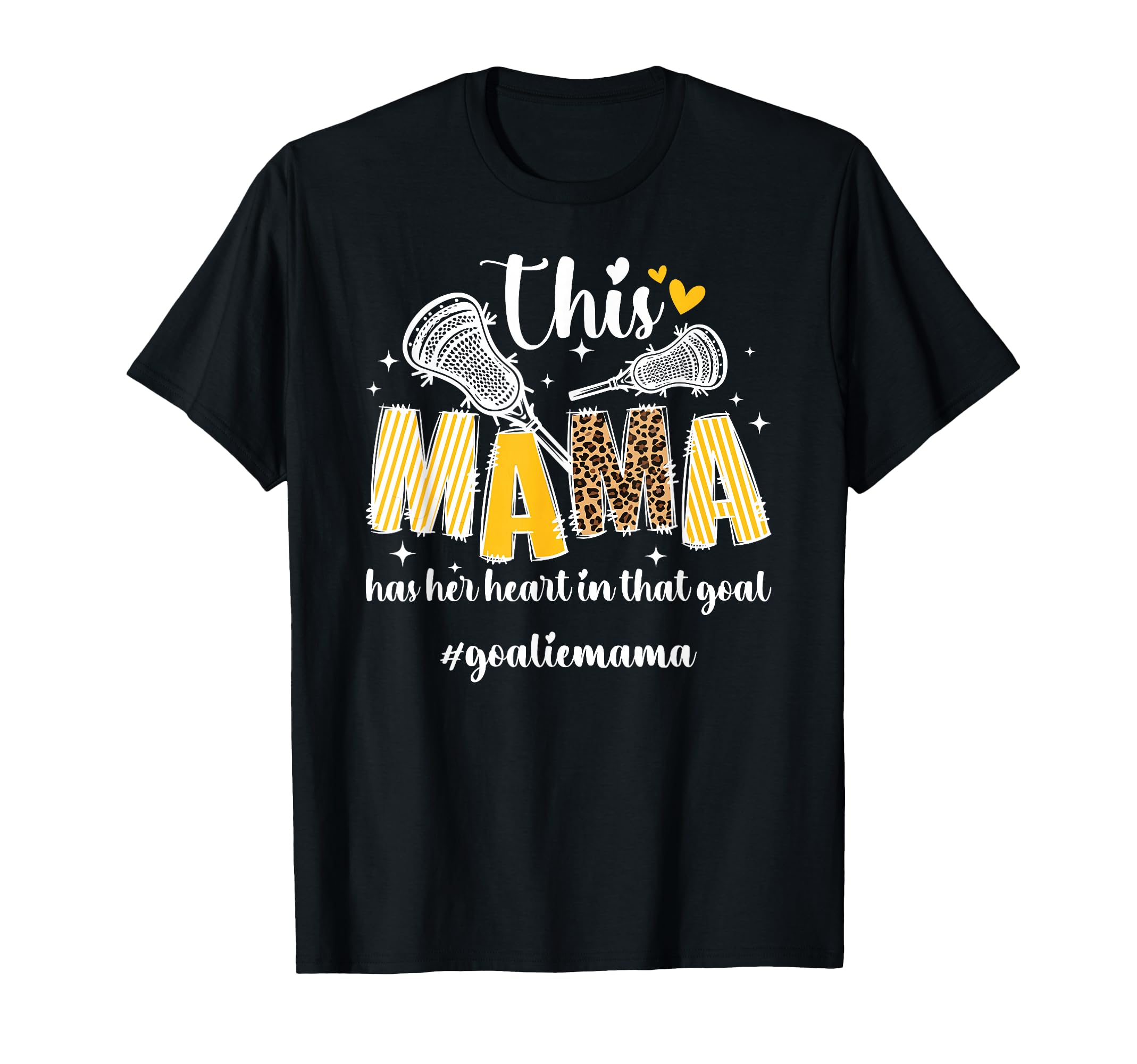 Proud Lacrosse Goalie Mama Lacrosse T-Shirt - Custom Art Print Unisex - T-Shirt, Sweatshirt, Hoodie
