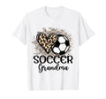 Soccer Grandma Funny Leopard Heart Proud T-Shirt - Graphic Print Unisex - T-Shirt, Sweatshirt, Hoodie