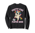 Pretty Vibe Unicorn Just Who Loves Sweatshirt - Graphic Print Men Women - T-Shirt, Sweatshirt, Hoodie