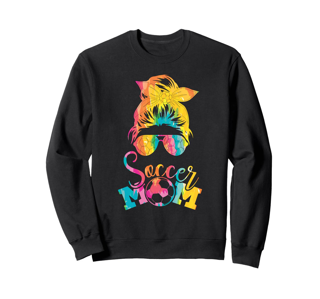 My Soccer Mom Era Moms Messy Bun Tie Sweatshirt - Unique Graphic Unisex - T-Shirt, Sweatshirt, Hoodie