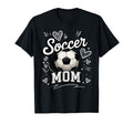 Soccer Mom Heart Love Football Mother Fan T-Shirt - Graphic Print Unisex - T-Shirt, Sweatshirt, Hoodie