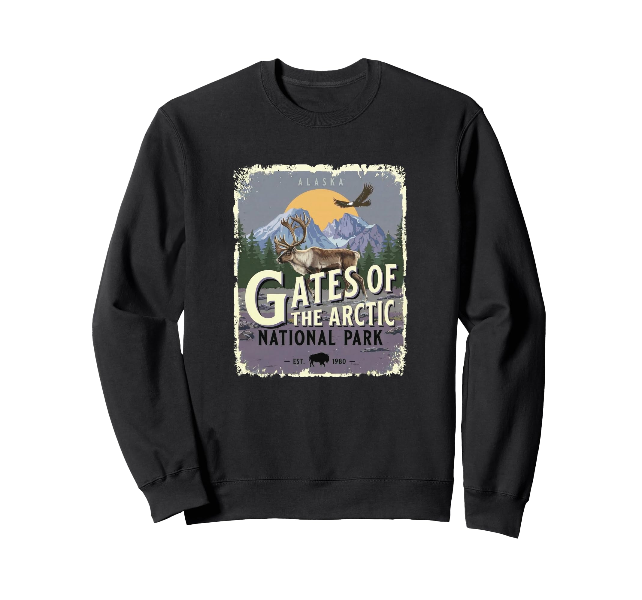 Gates Arctic National Park Sweatshirt - Casual Everyday Wear for Adults - T-Shirt, Sweatshirt, Hoodie