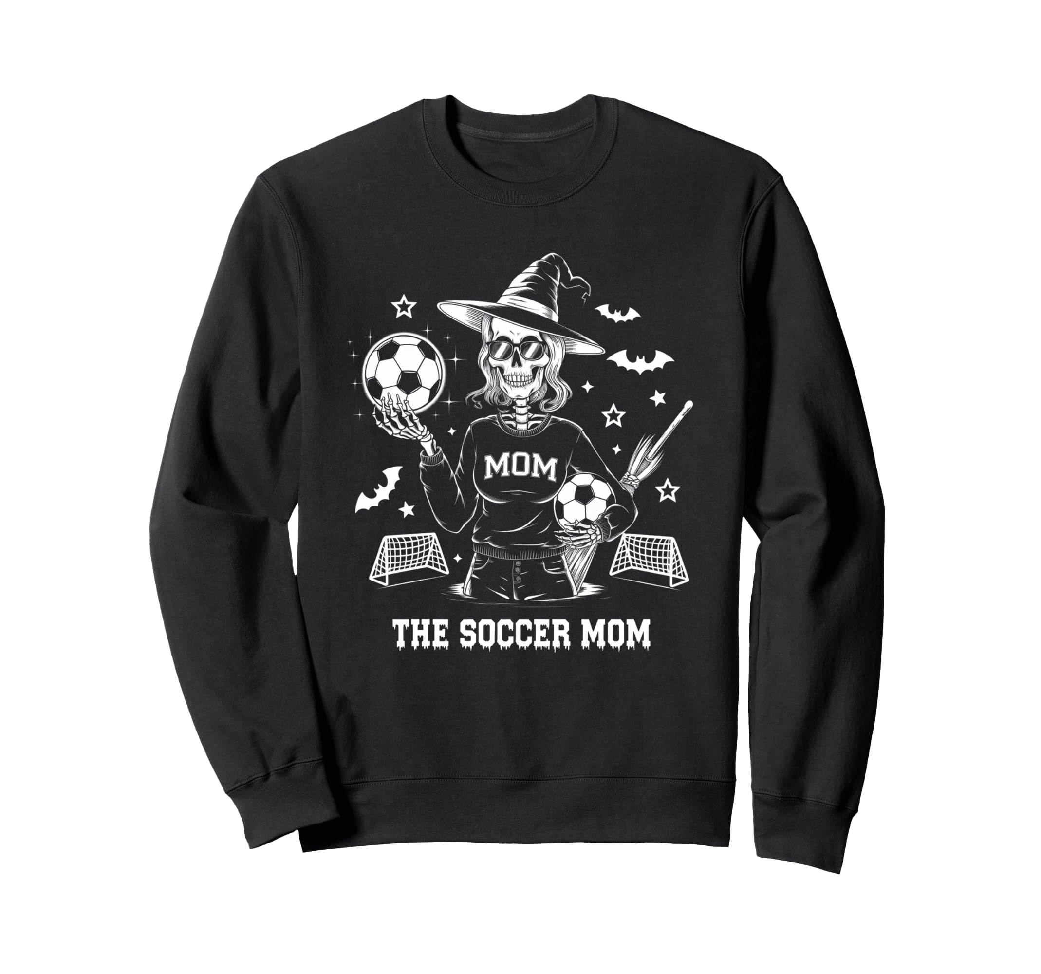 Soccer Mom Skeletton Halloween Soccer Sweatshirt - Streetwear Style Unisex - T-Shirt, Sweatshirt, Hoodie