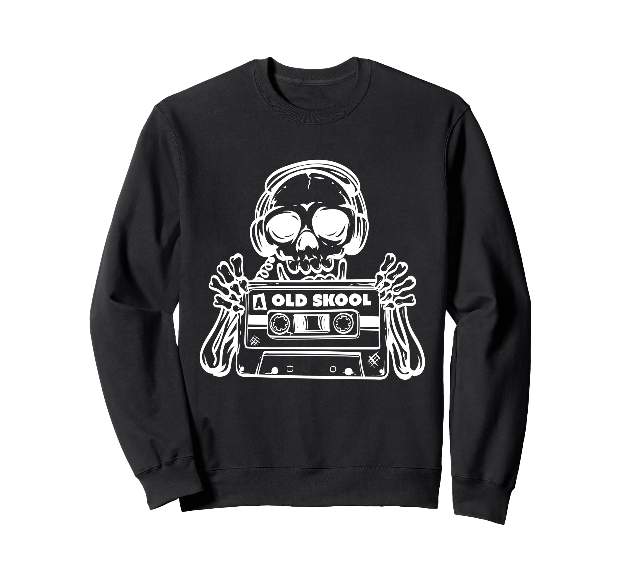 Cassette Tape Old Skool Music Sweatshirt - Streetwear Style for Adults - T-Shirt, Sweatshirt, Hoodie