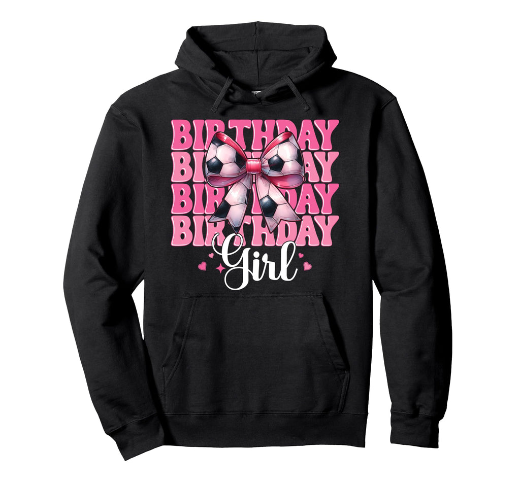 Birthday Soccer Soccer Mom Mama Coquette Hoodie - Aesthetic Graphic Unisex - T-Shirt, Sweatshirt, Hoodie