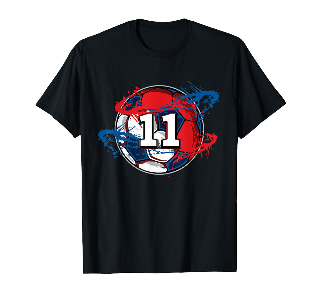 11 Soccer Jersey Number Eleven Soccer T-Shirt - Unique Graphic for Adults - T-Shirt, Sweatshirt, Hoodie
