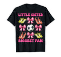 Little Sister Biggest Fan Soccer T-Shirt - Casual Everyday Wear for Adults - T-Shirt, Sweatshirt, Hoodie