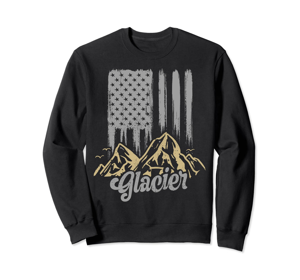 Glacier National Park Us Glacier Sweatshirt - Aesthetic Graphic Unisex - T-Shirt, Sweatshirt, Hoodie