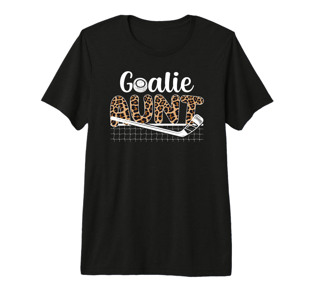 Ice Hockey Goalie Aunt Hockey Keeper T-Shirt - Custom Art Print Unisex - T-Shirt, Sweatshirt, Hoodie