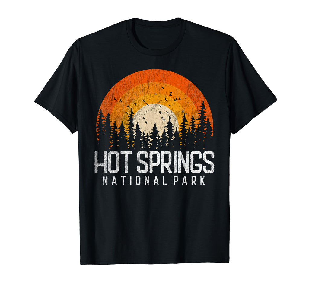 Hot Springs Us National Park Arkansas 80S T-Shirt - Novelty Apparel Unisex - T-Shirt, Sweatshirt, Hoodie