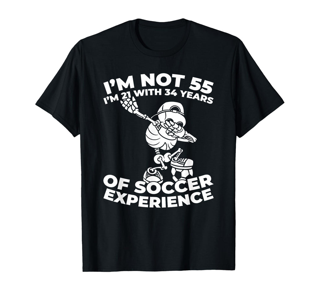55Th Birthday Soccer Player Team Sports T-Shirt - Unique Graphic Men Women - T-Shirt, Sweatshirt, Hoodie