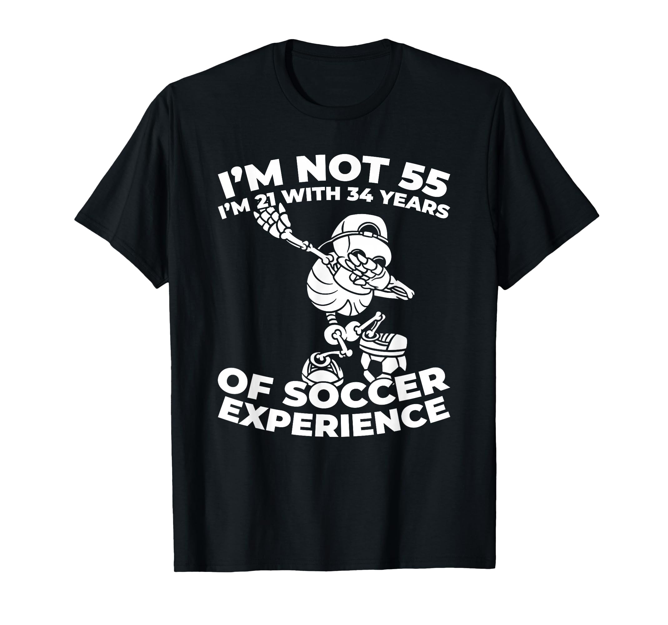 55Th Birthday Soccer Player Team Sports T-Shirt - Unique Graphic Men Women - T-Shirt, Sweatshirt, Hoodie