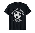 Cheshire County Soccer Distressed 90S T-Shirt - Unique Graphic Unisex - T-Shirt, Sweatshirt, Hoodie