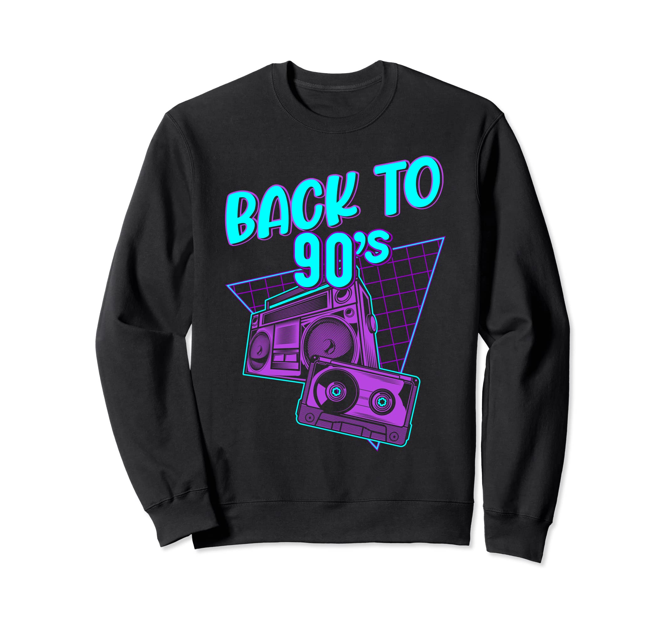 Back To 90S Cassette Mixtape 90S Sweatshirt - Minimalist Print for Adults - T-Shirt, Sweatshirt, Hoodie