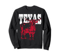 Texas Longhorn Rodeo Cowboy Sweatshirt - Casual Everyday Wear Men Women - T-Shirt, Sweatshirt, Hoodie
