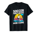 Soccer First Grade Here I Come Back To T-Shirt - Minimalist Print Unisex - T-Shirt, Sweatshirt, Hoodie