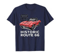 Route 66 Historic Sports Car T-Shirt - Minimalist Print Unisex - T-Shirt, Sweatshirt, Hoodie