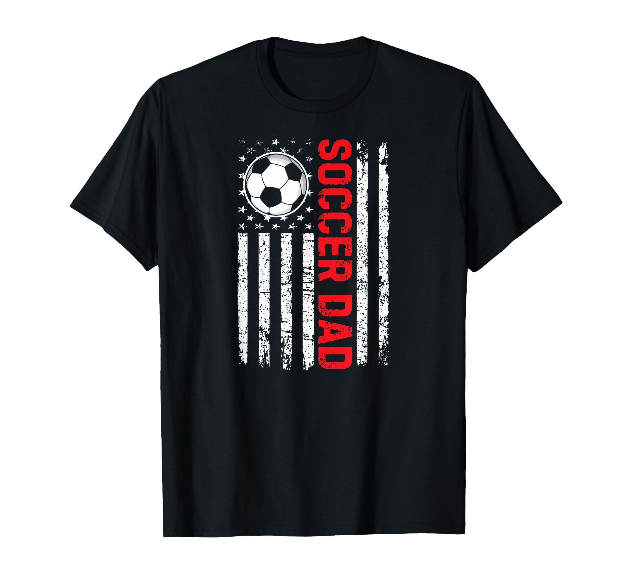 Soccer Dad Flag Red T-Shirt - Custom Art Print Unisex - T-Shirt, Sweatshirt, Hoodie