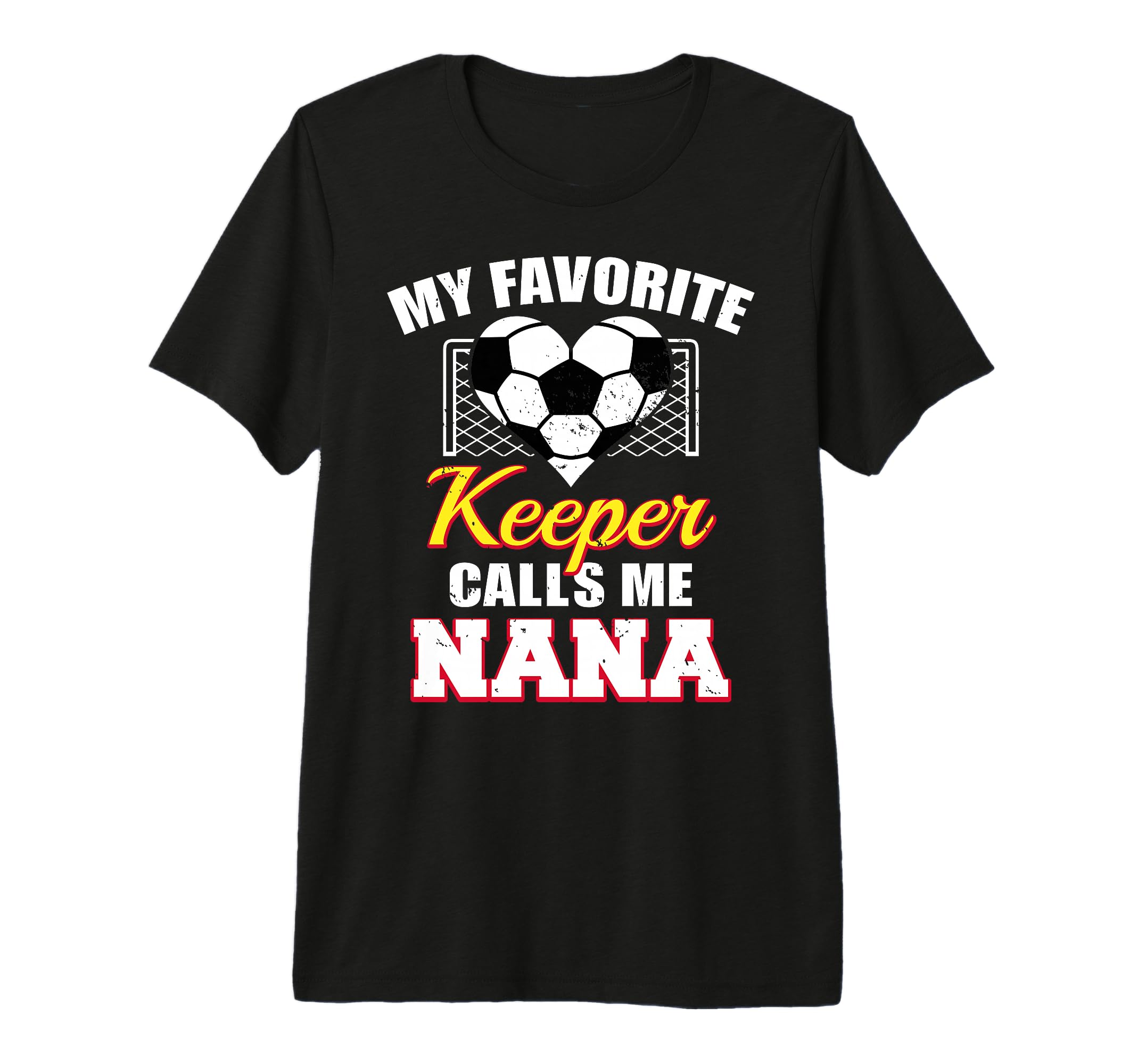 My Favorite Keeper Calls Me Nana Soccer T-Shirt - Minimalist Print Unisex - T-Shirt, Sweatshirt, Hoodie