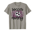 Soccer Nanny Grandma Nanny Soccer T-Shirt - Casual Everyday Wear Unisex - T-Shirt, Sweatshirt, Hoodie