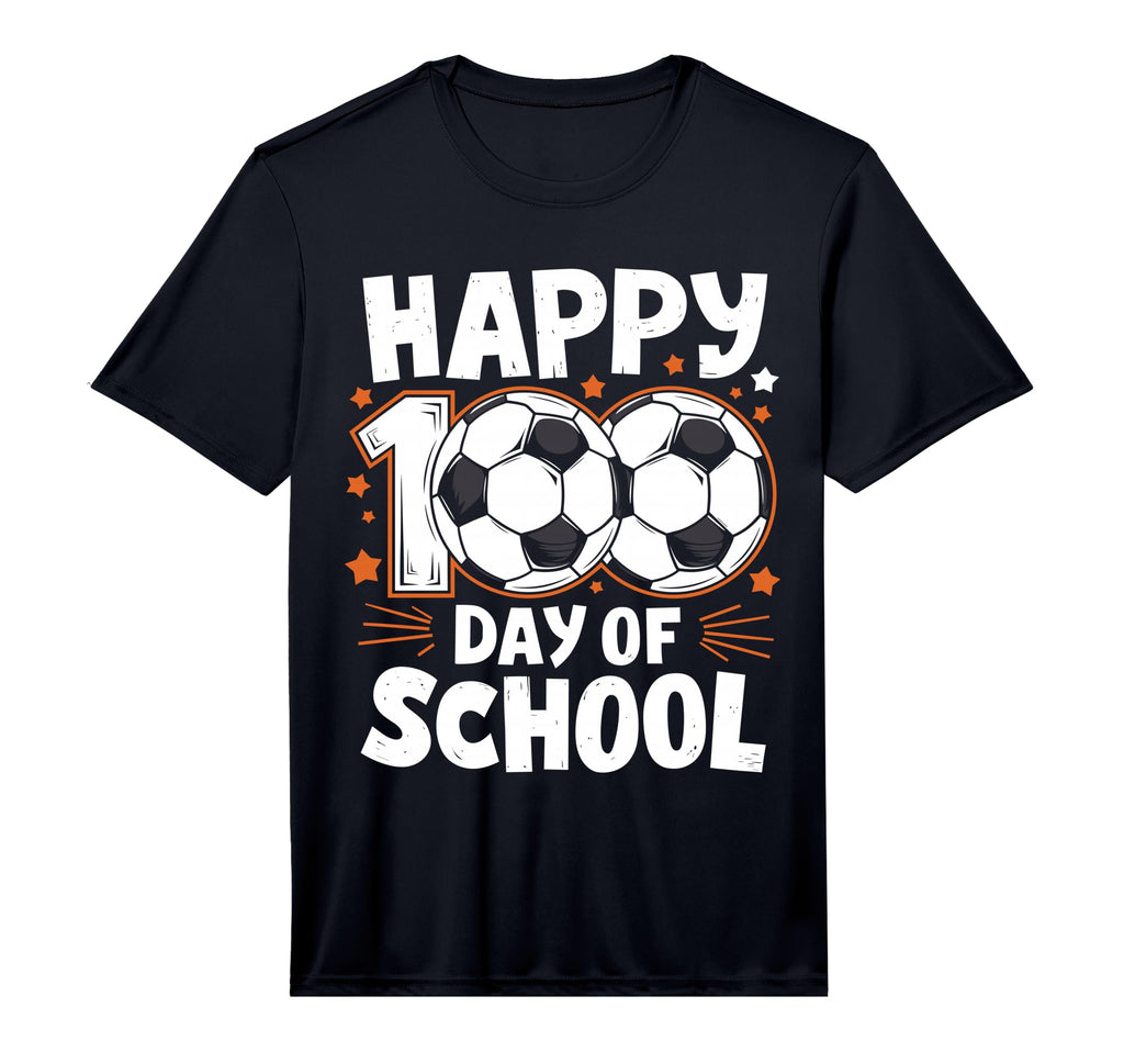 Soccer 100 Days School Soccer Ball T-Shirt - Fun Novelty Design Unisex - T-Shirt, Sweatshirt, Hoodie