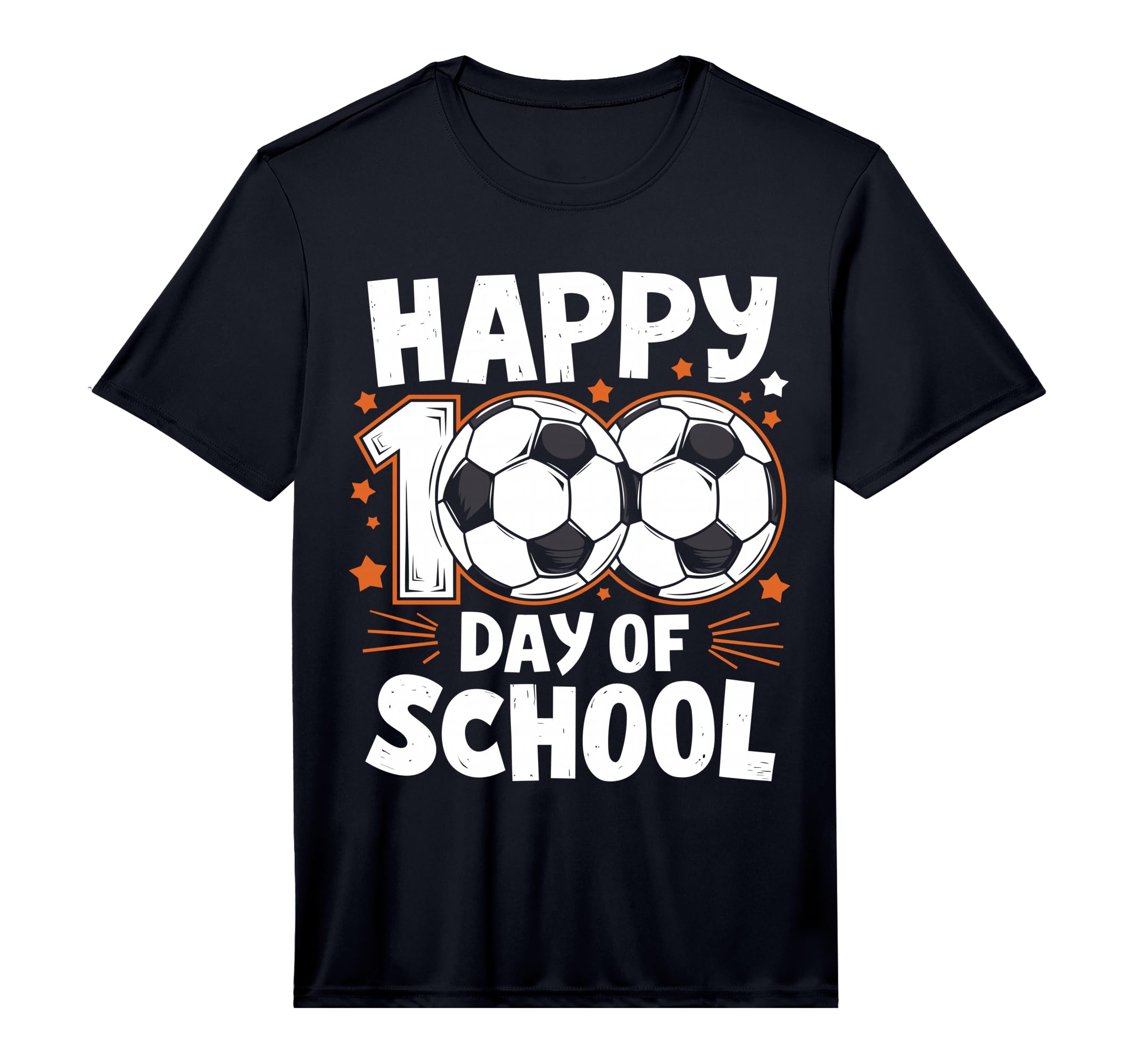 Soccer 100 Days School Soccer Ball T-Shirt - Fun Novelty Design Unisex - T-Shirt, Sweatshirt, Hoodie