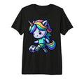 Footballer Unicorn Fans Soccer Team T-Shirt - Trendy Graphic for Adults - T-Shirt, Sweatshirt, Hoodie