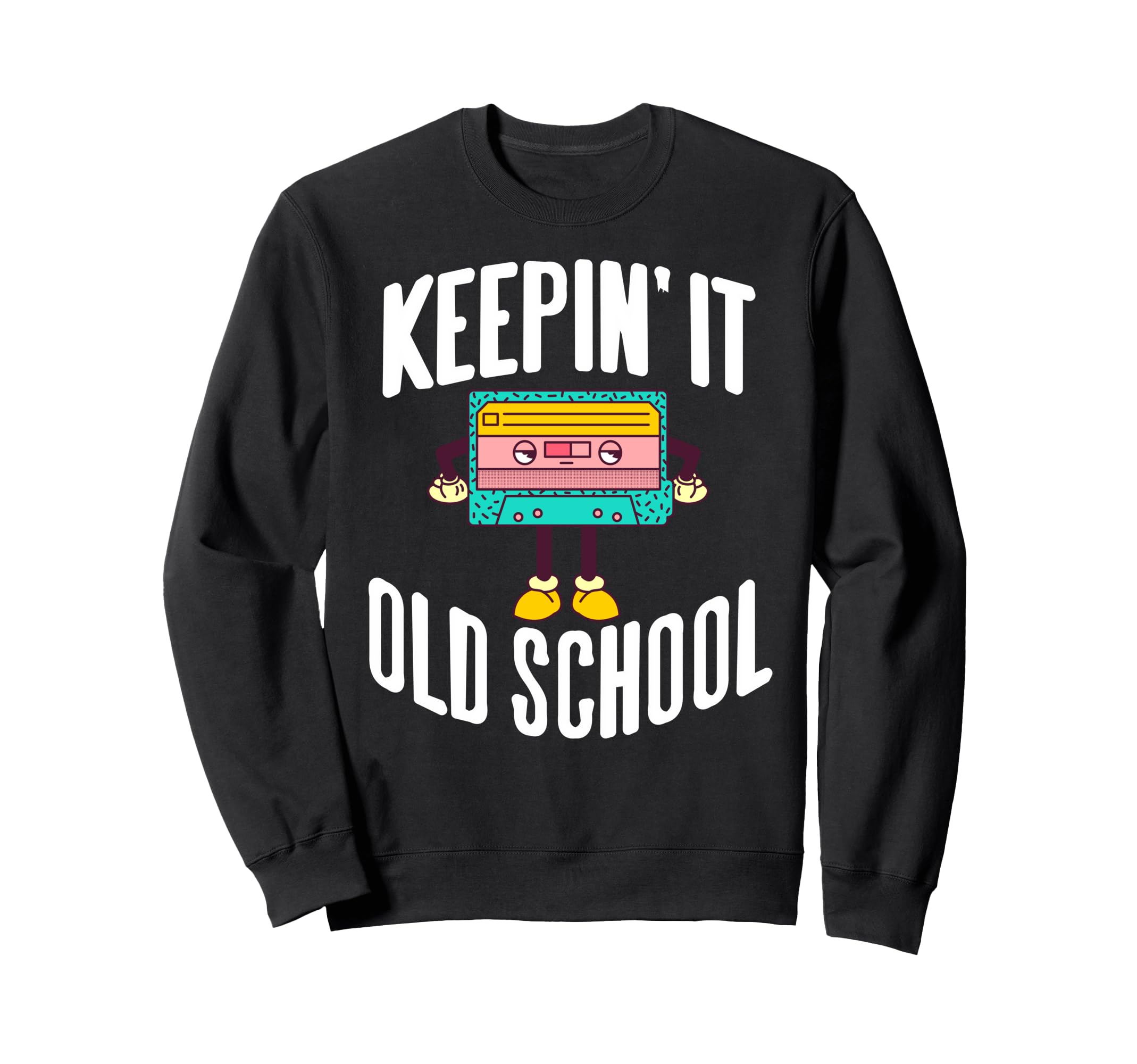 Keepin It Cassette Tape Sweatshirt - Trendy Graphic Men Women - T-Shirt, Sweatshirt, Hoodie