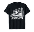 Soccer Goalie Goalkeeper Jesus Saves T-Shirt - Trendy Graphic Men Women - T-Shirt, Sweatshirt, Hoodie