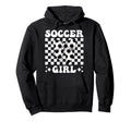 Soccer Coquette Bow Hoodie - Custom Art Print Men Women - T-Shirt, Sweatshirt, Hoodie