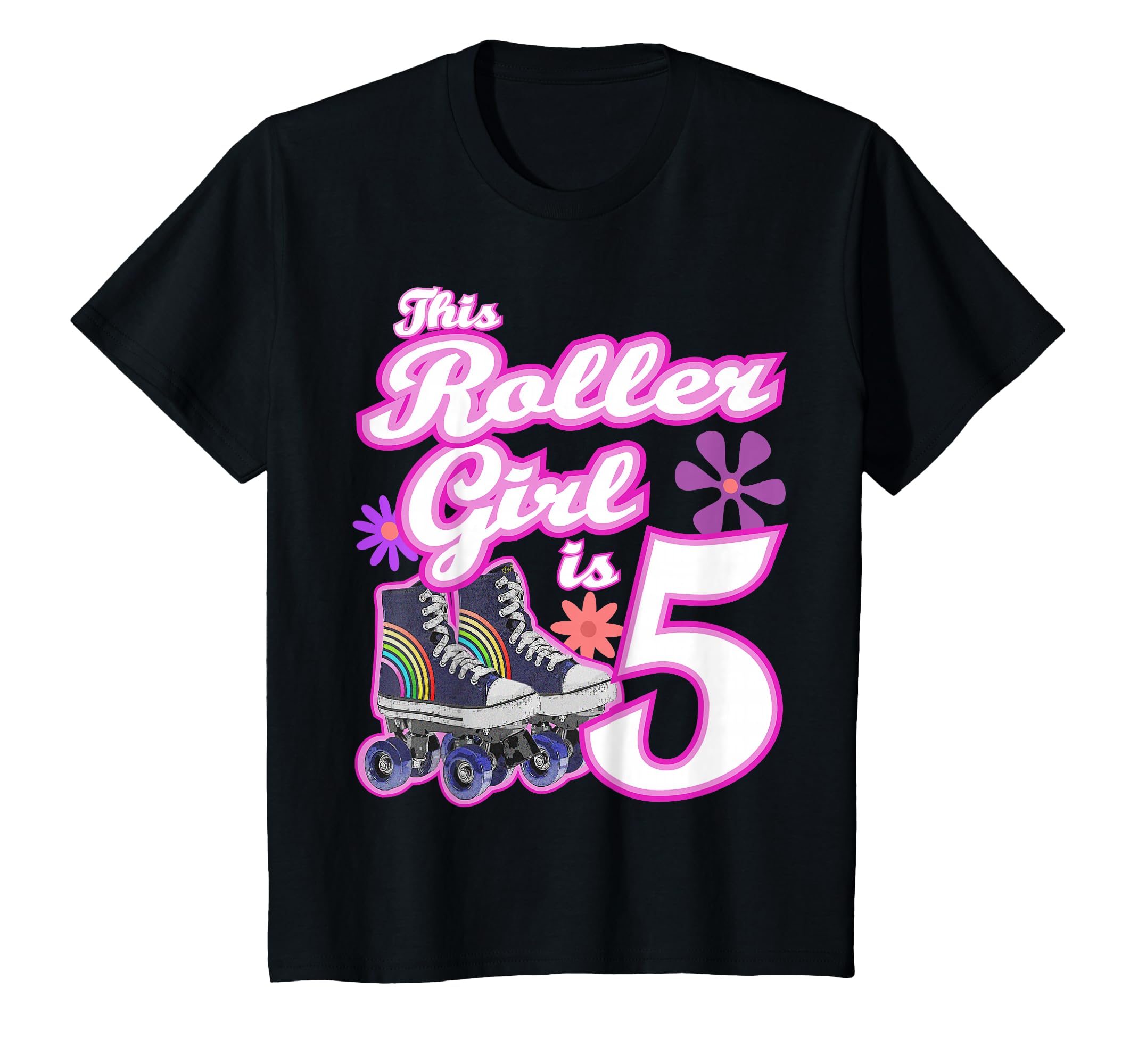 5 Year Old Skate Birthday Roller T-Shirt - Novelty Apparel for Adults - T-Shirt, Sweatshirt, Hoodie