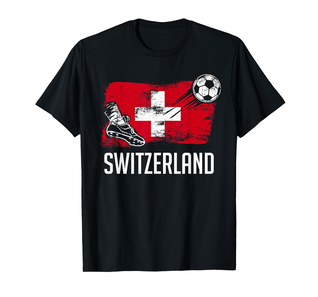 Switzerland Flag Jersey Swiss Soccer T-Shirt - Streetwear Style Men Women - T-Shirt, Sweatshirt, Hoodie