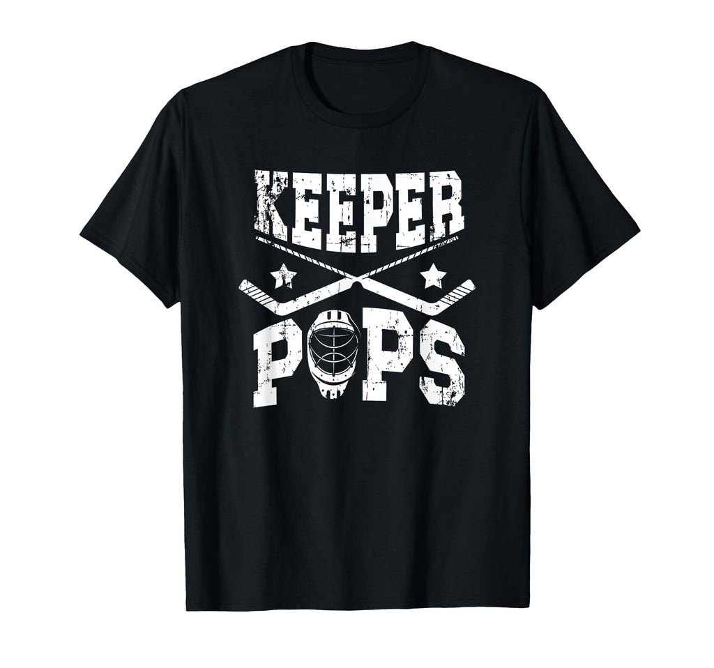 Ice Hockey Keeper Pops Ice Hockey Goalie T-Shirt - Graphic Print Men Women - T-Shirt, Sweatshirt, Hoodie