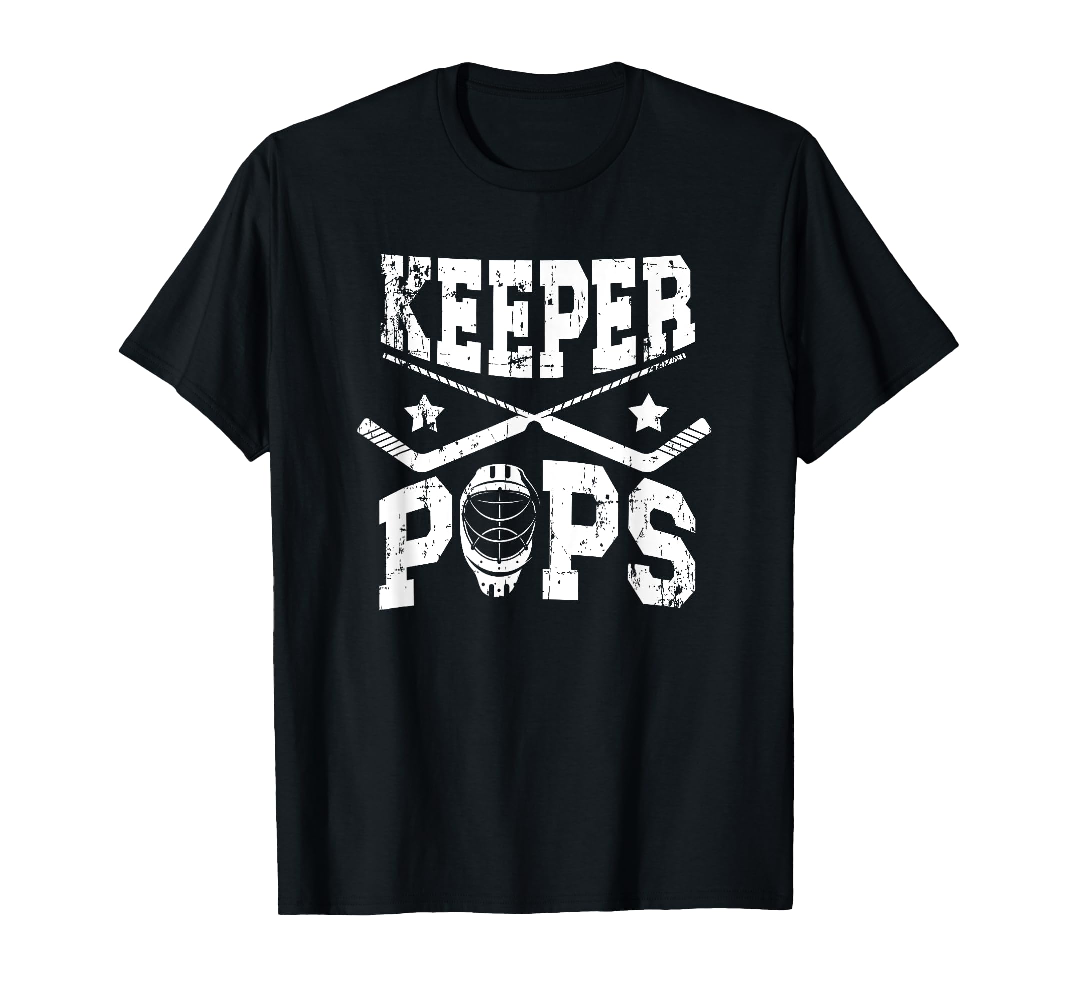 Ice Hockey Keeper Pops Ice Hockey Goalie T-Shirt - Graphic Print Men Women - T-Shirt, Sweatshirt, Hoodie