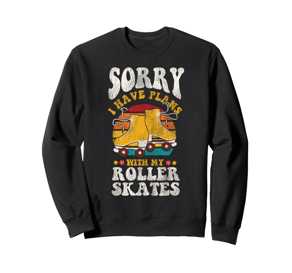 Roller Skating Skate 1970S Sweatshirt - Trendy Graphic Men Women - T-Shirt, Sweatshirt, Hoodie