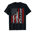 American Flag Soccer Player Usa T-Shirt - Minimalist Print Unisex - T-Shirt, Sweatshirt, Hoodie