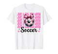 Just Who Loves Soccer Coquette Bow T-Shirt - Fun Novelty Design Unisex - T-Shirt, Sweatshirt, Hoodie