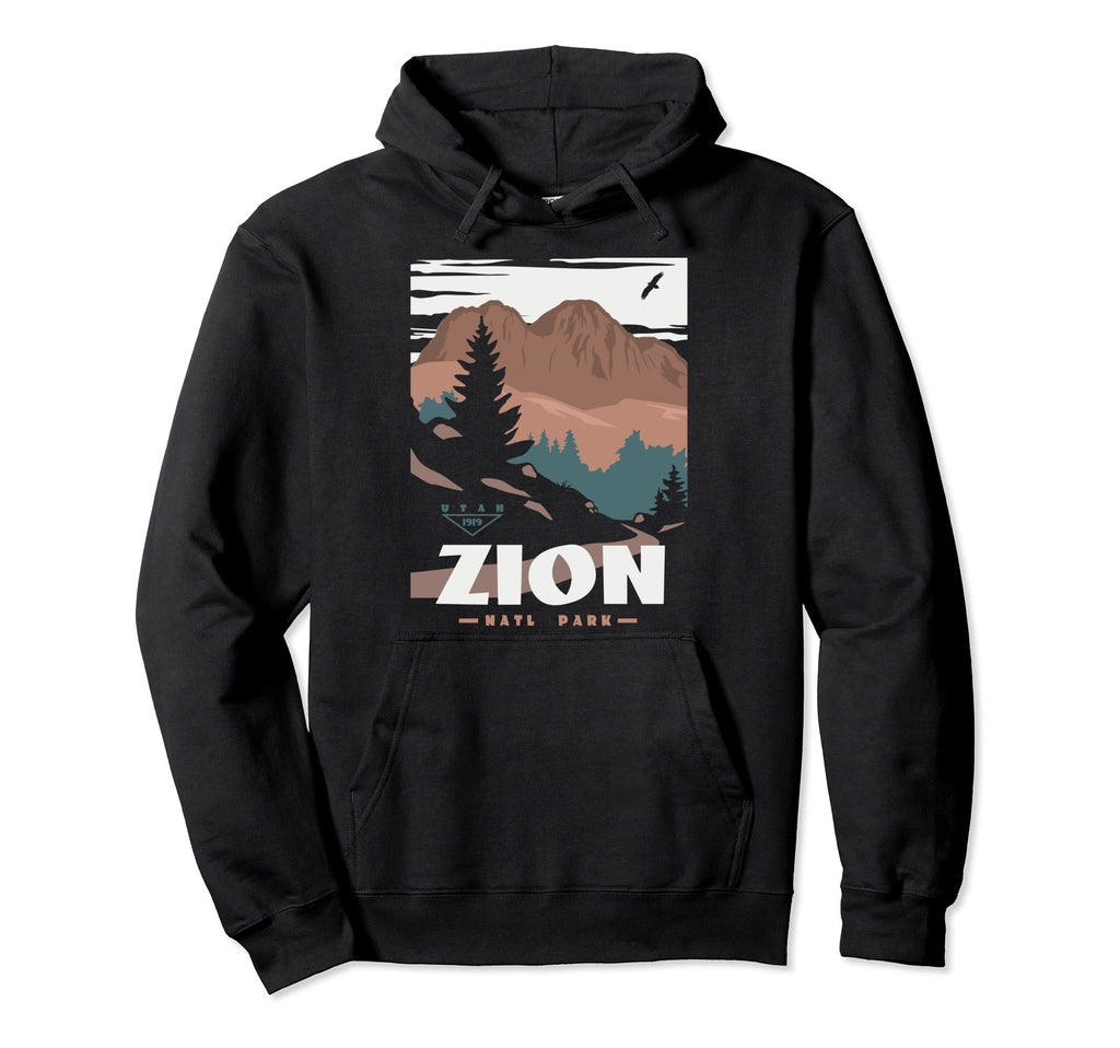 Funny America Utah Zion National Park Hoodie - Novelty Apparel Unisex - T-Shirt, Sweatshirt, Hoodie