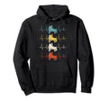 Roller Skate Heartbeat Skater Skating Hoodie - Casual Everyday Wear Unisex - T-Shirt, Sweatshirt, Hoodie