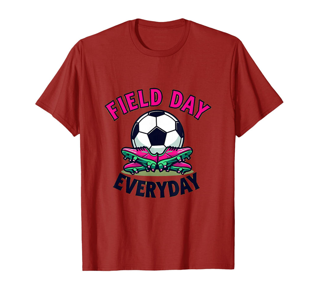 Field Day Everyday Soccer T-Shirt - Casual Everyday Wear Men Women - T-Shirt, Sweatshirt, Hoodie