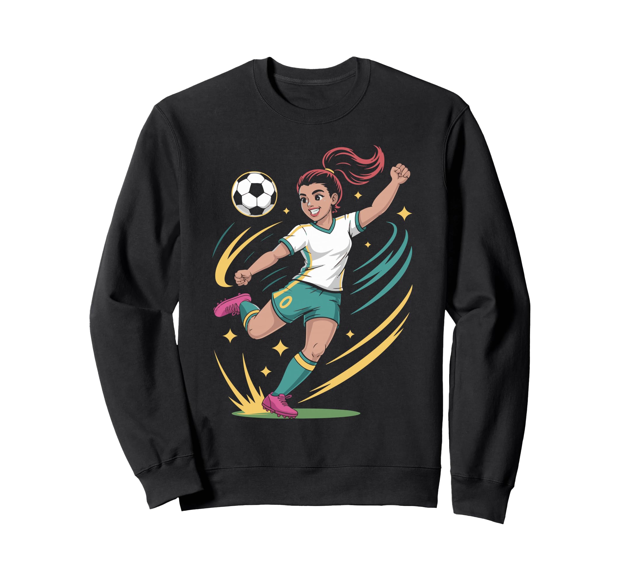 Funny Soccer Soccer Player And Sweatshirt - Streetwear Style for Adults - T-Shirt, Sweatshirt, Hoodie