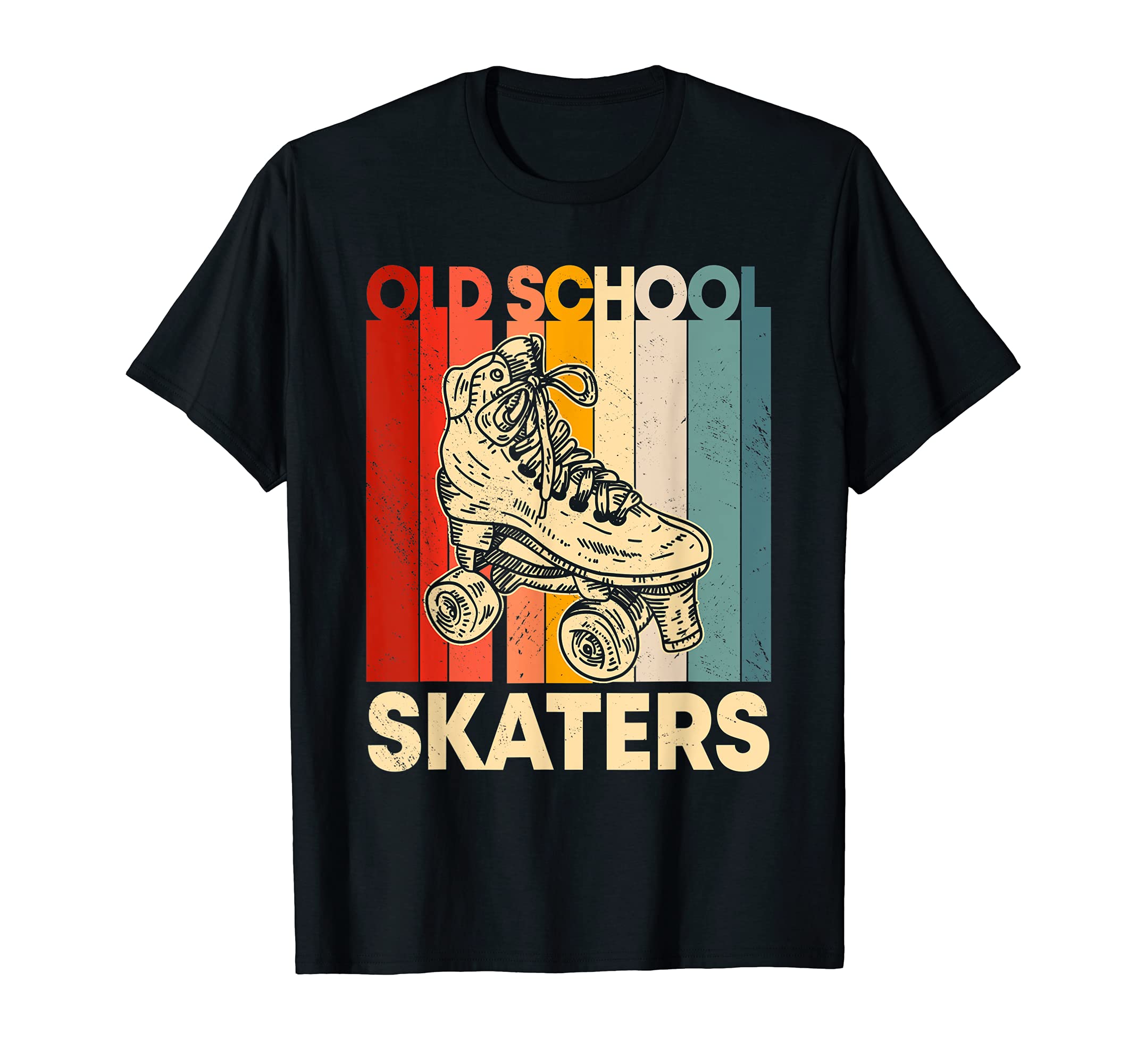 Old School Skater Roller Skate T-Shirt - Casual Everyday Wear Men Women - T-Shirt, Sweatshirt, Hoodie