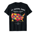 63 National Parks Map Us Park T-Shirt - Aesthetic Graphic Men Women - T-Shirt, Sweatshirt, Hoodie