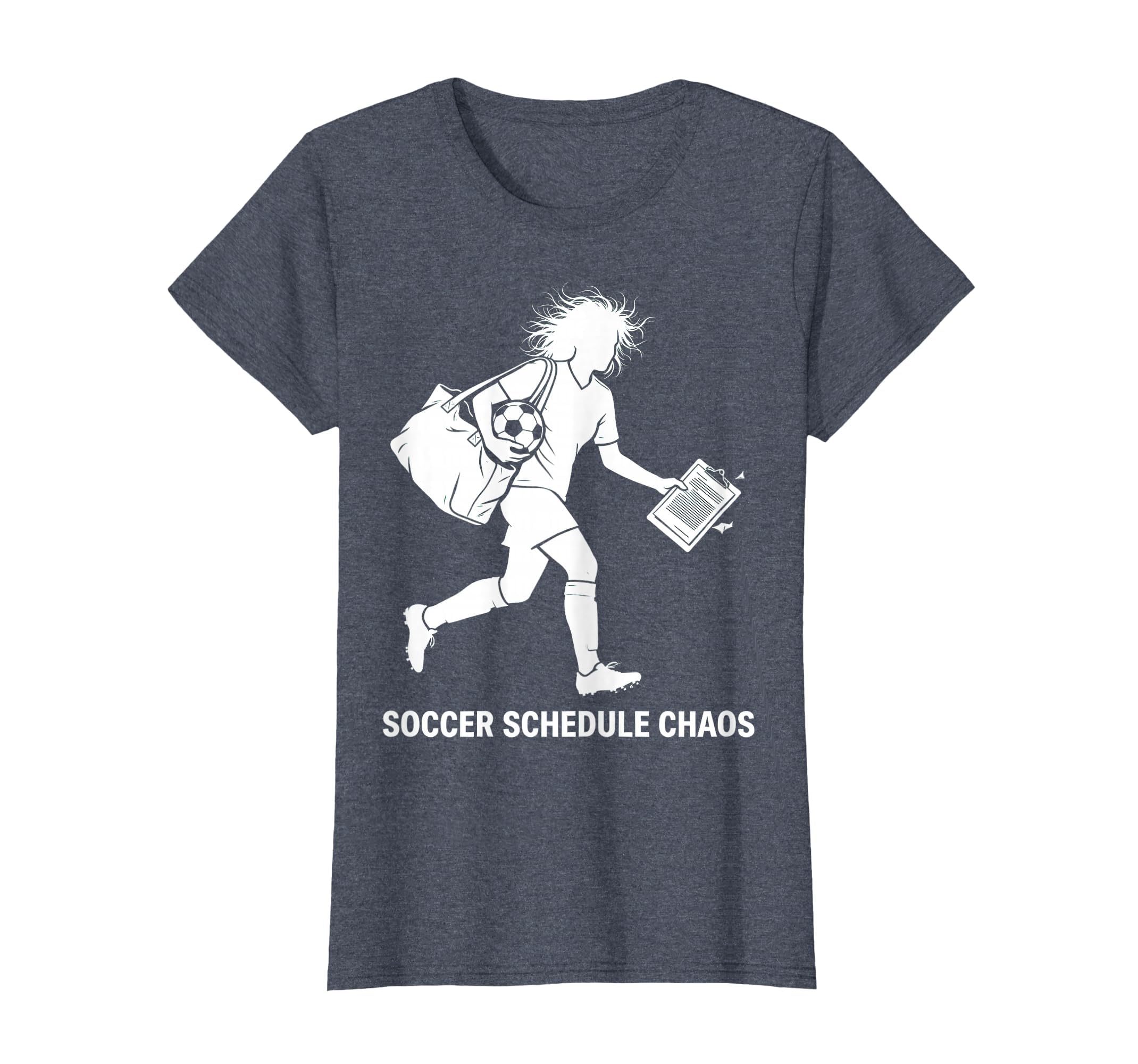 Soccer Mom Schedule Chaos Funny T-Shirt - Novelty Apparel Unisex - T-Shirt, Sweatshirt, Hoodie