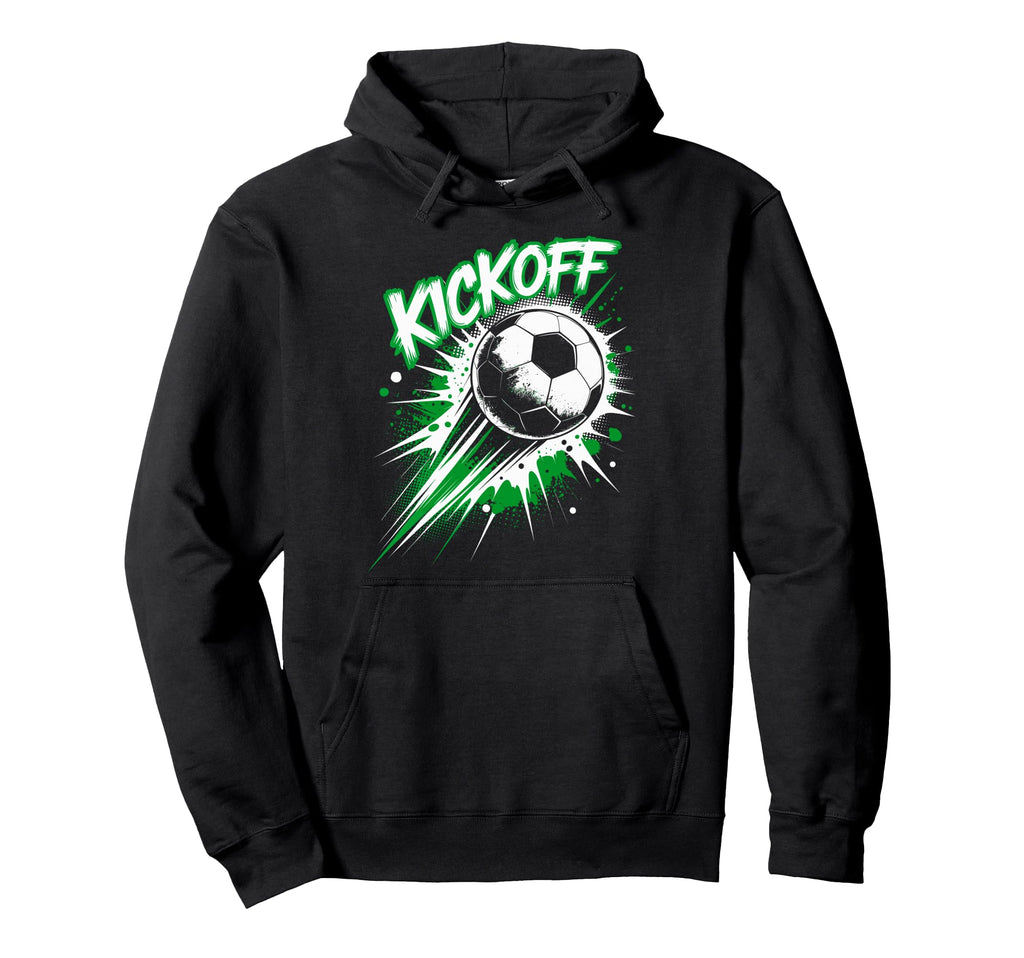 Splash Soccer Football Ball Soccer Hoodie - Graphic Print for Adults - T-Shirt, Sweatshirt, Hoodie