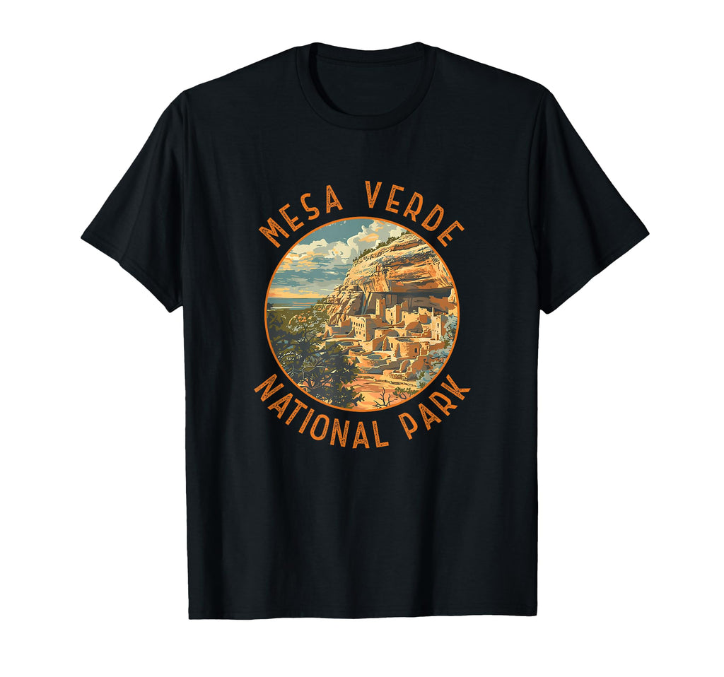 Mesa Verde National Park T-Shirt - Fun Novelty Design for Adults - T-Shirt, Sweatshirt, Hoodie