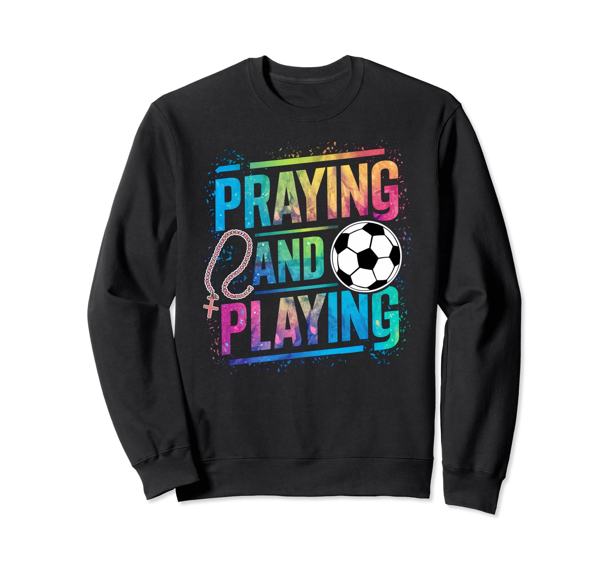 Praying Football Player Catholic Sweatshirt - Aesthetic Graphic Men Women - T-Shirt, Sweatshirt, Hoodie